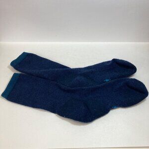 Smartwool Socks Womens 7-10 Navy Blue with Teal accents Gorpcore Hiking